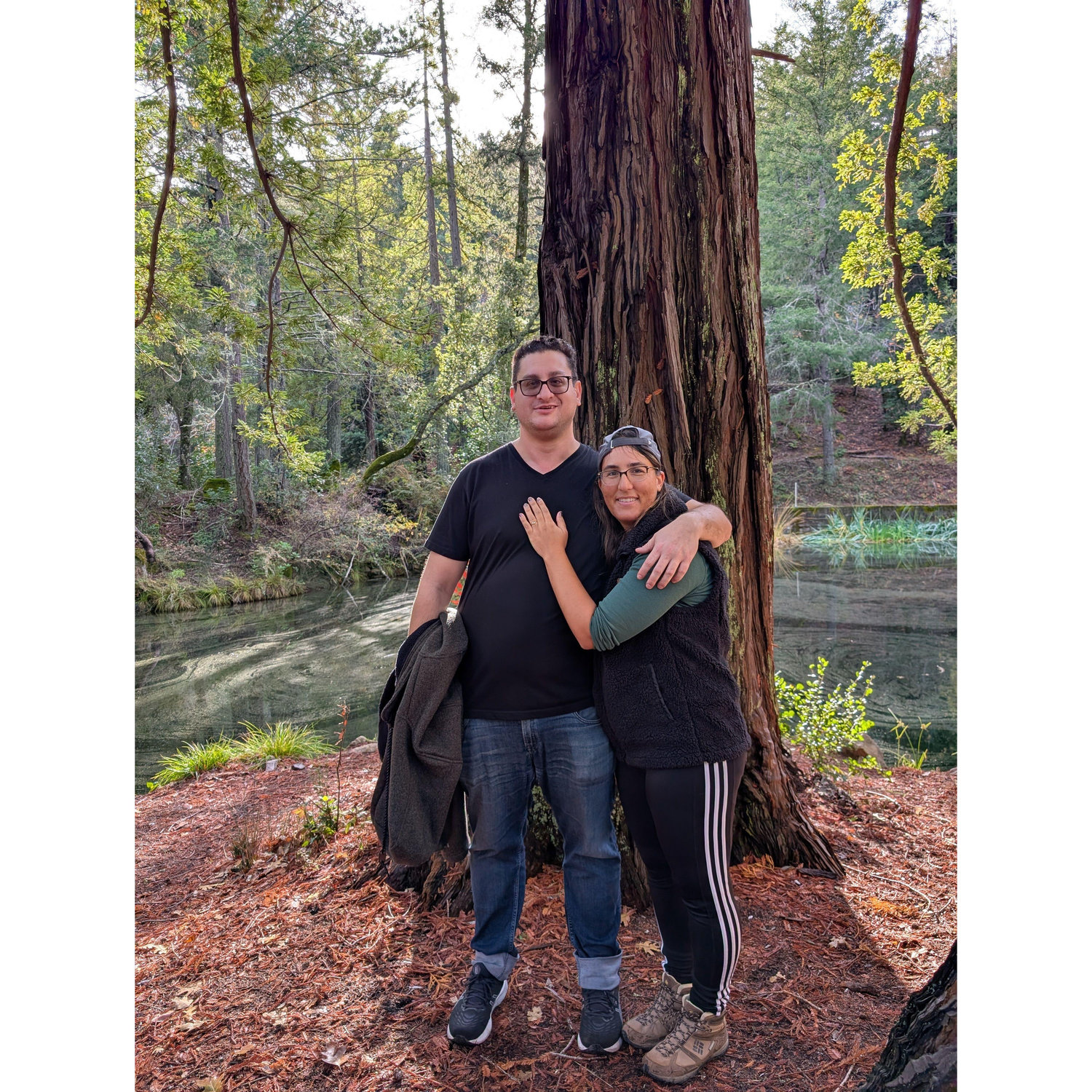 My Mom made Elran re-propose on our Thanksgiving hike