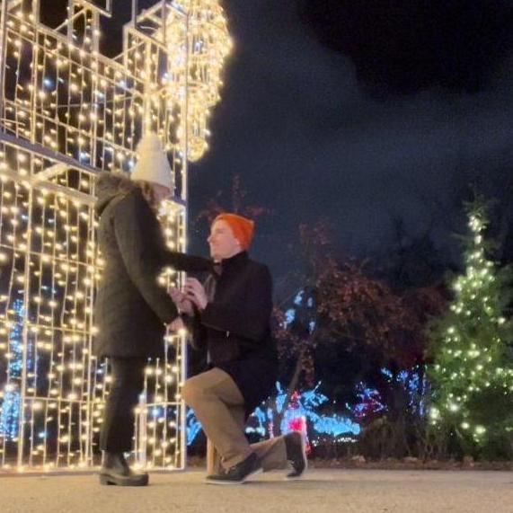 The moment Aly said yes!