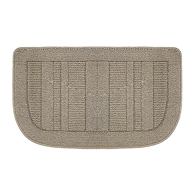 BEQHAUSE 30x18 Inch Kitchen Rug Mats, Durable Anti-Slip Absorbent Dirt-Resistant Kitchen Rug Pet Mat Machine Washable (Beige)