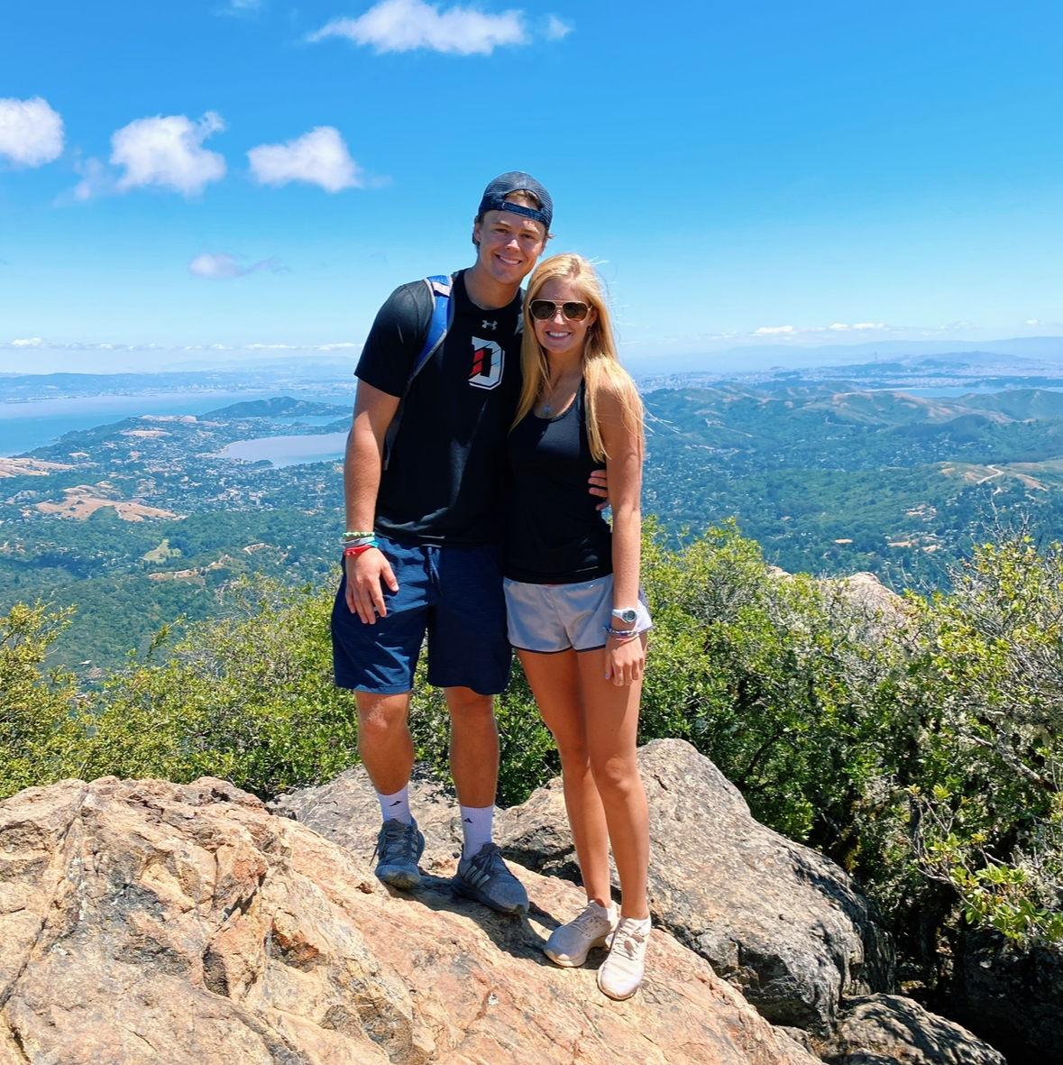 Katie's first trip to California! Ben asked Katie to be his girlfriend on top of Mt. Tam!