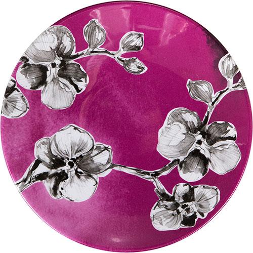 Michael Aram Black Orchid Melamine Dessert Plate