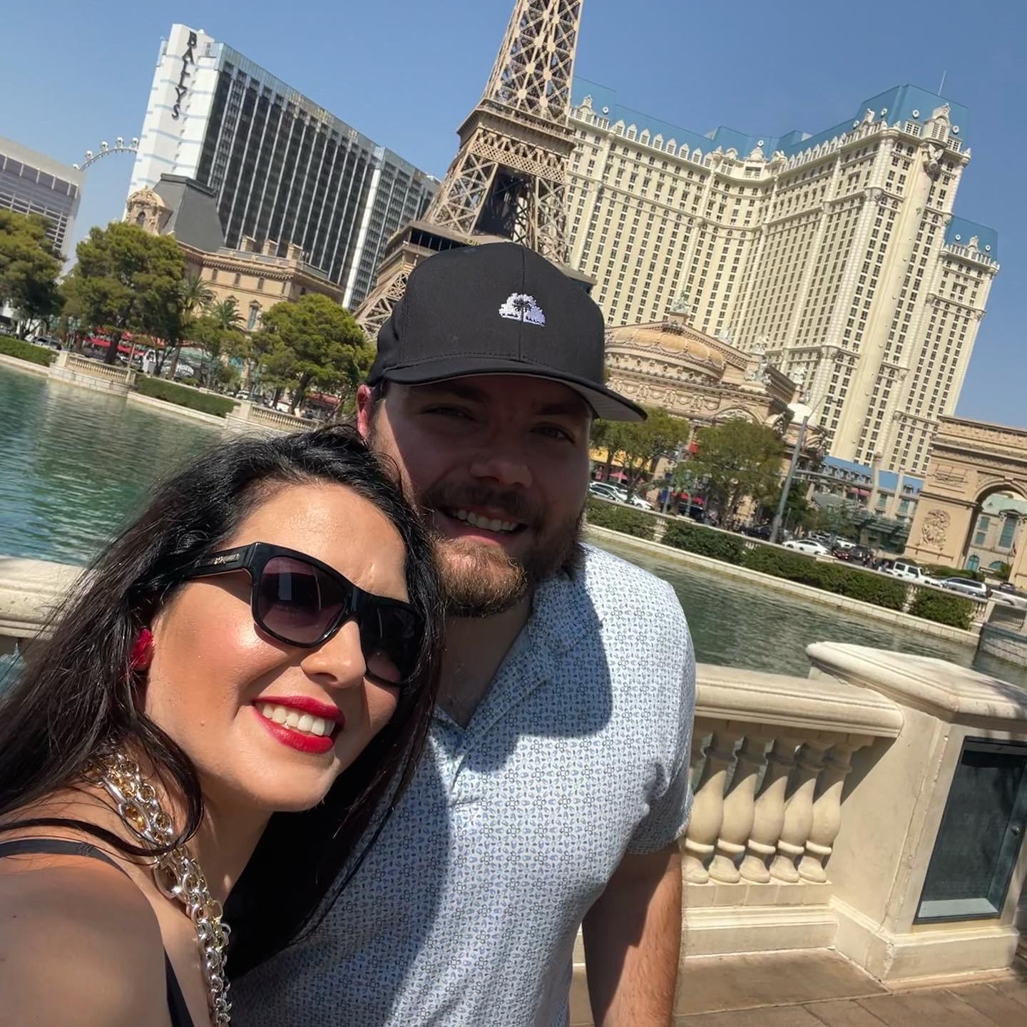 Lunch Date @ Bellagio Las Vegas... Only 117 degrees in July!