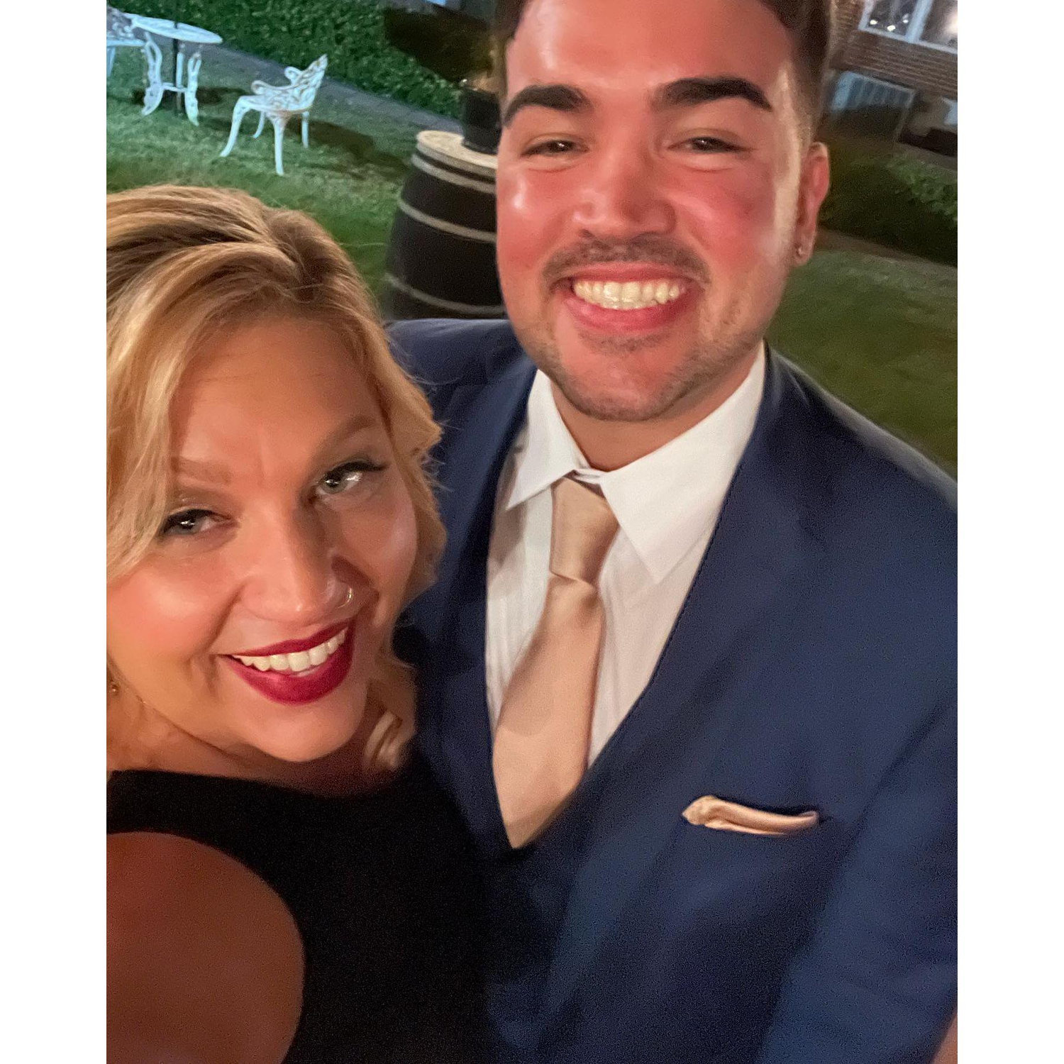 The night we envisioned our wedding day!