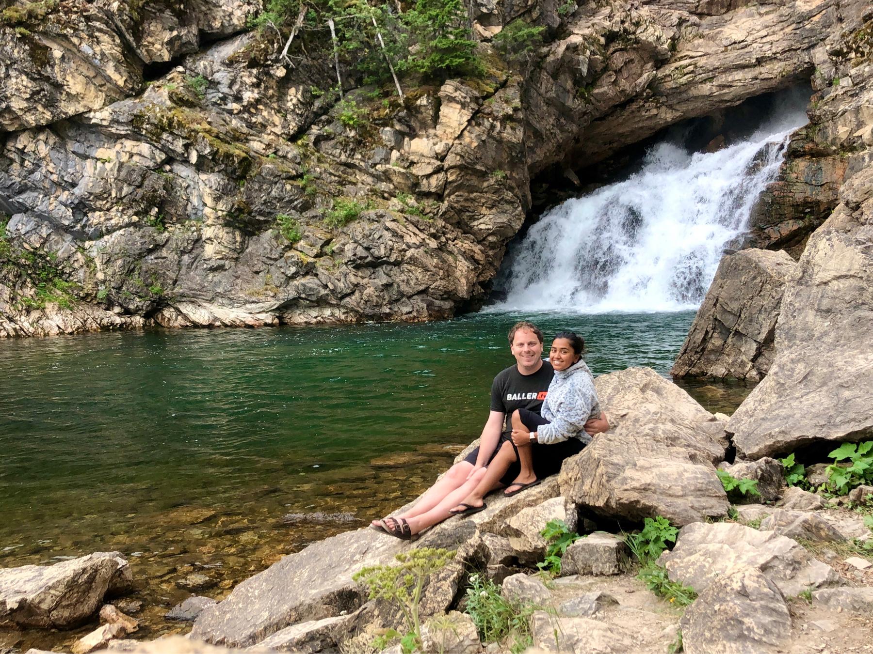 Glacier National Park on our Engagement Road Trip