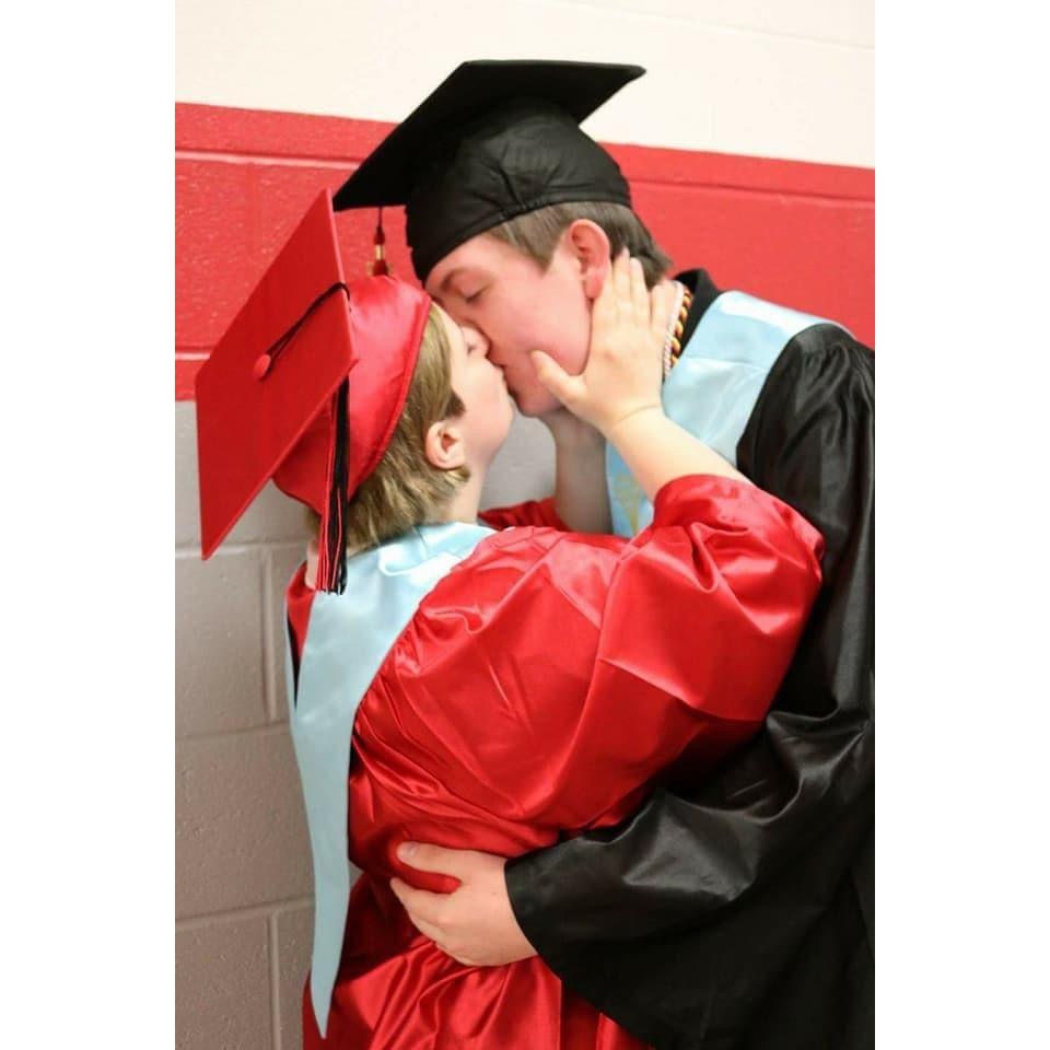 We wanted to re-create this one when we graduated college, but we never got to, oops.