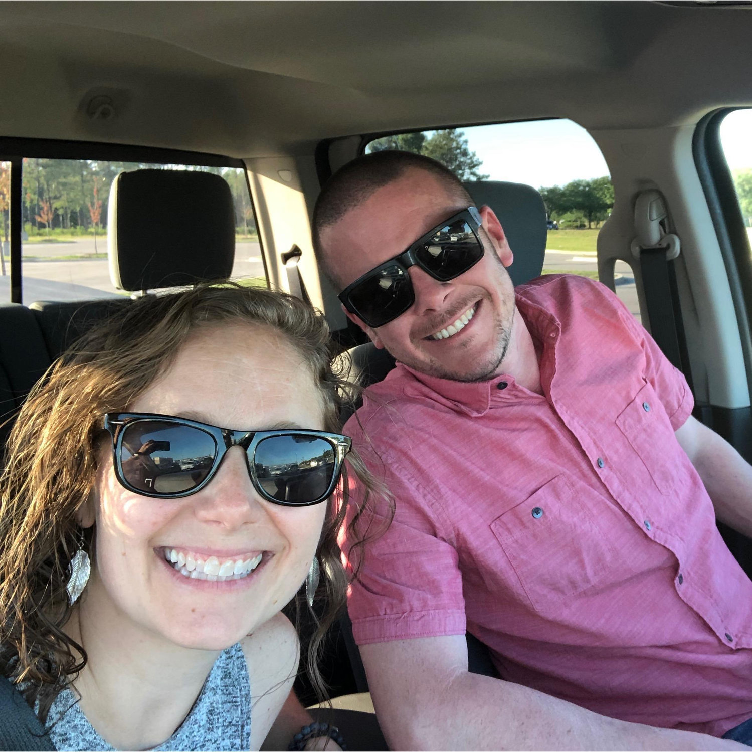 05.14.19
Sometimes, They Selfie. Sending a "Thank you, we love you!" to their friend Cara for their Date Night on her!