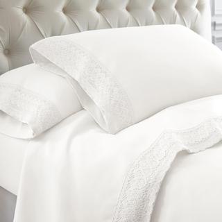Crochet Lace 4-Piece Sheet Set