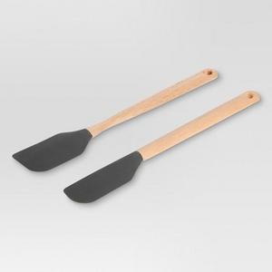 2pk Mini and Bottle Spatula Gray - Threshold™