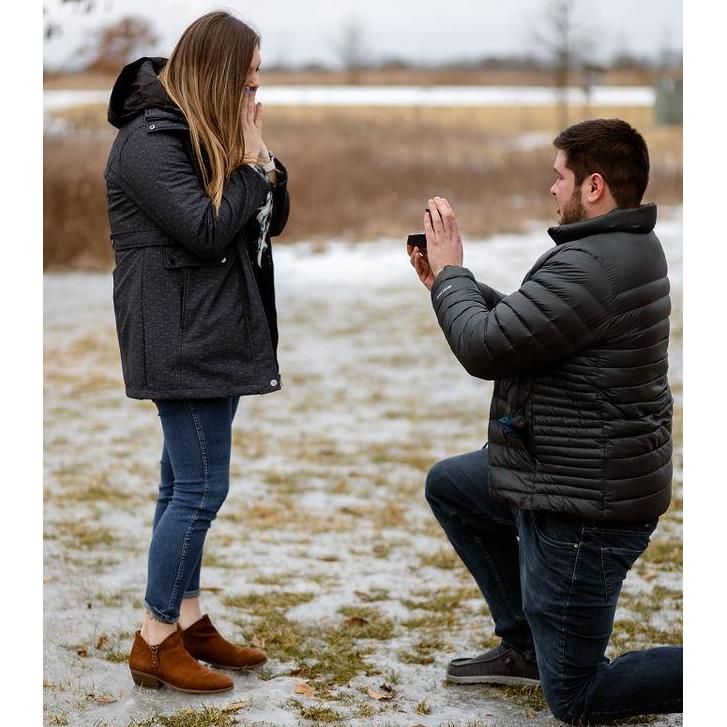 The moment she said yes to a life with her best friend.