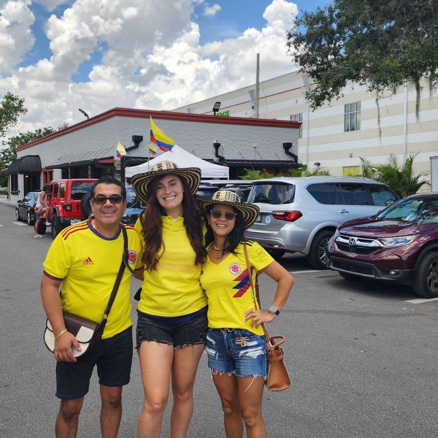 A must for krystin: She has to pledge loyalty to the Colombian Soccer team!