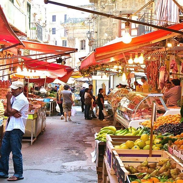 Explore street markets in Palermo