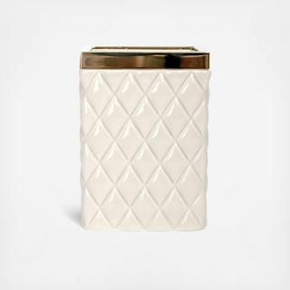 Elle Decor Quilted Ceramic Tumbler