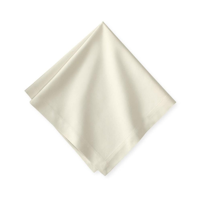Hotel Dinner Napkins, Set of 12, Ivory