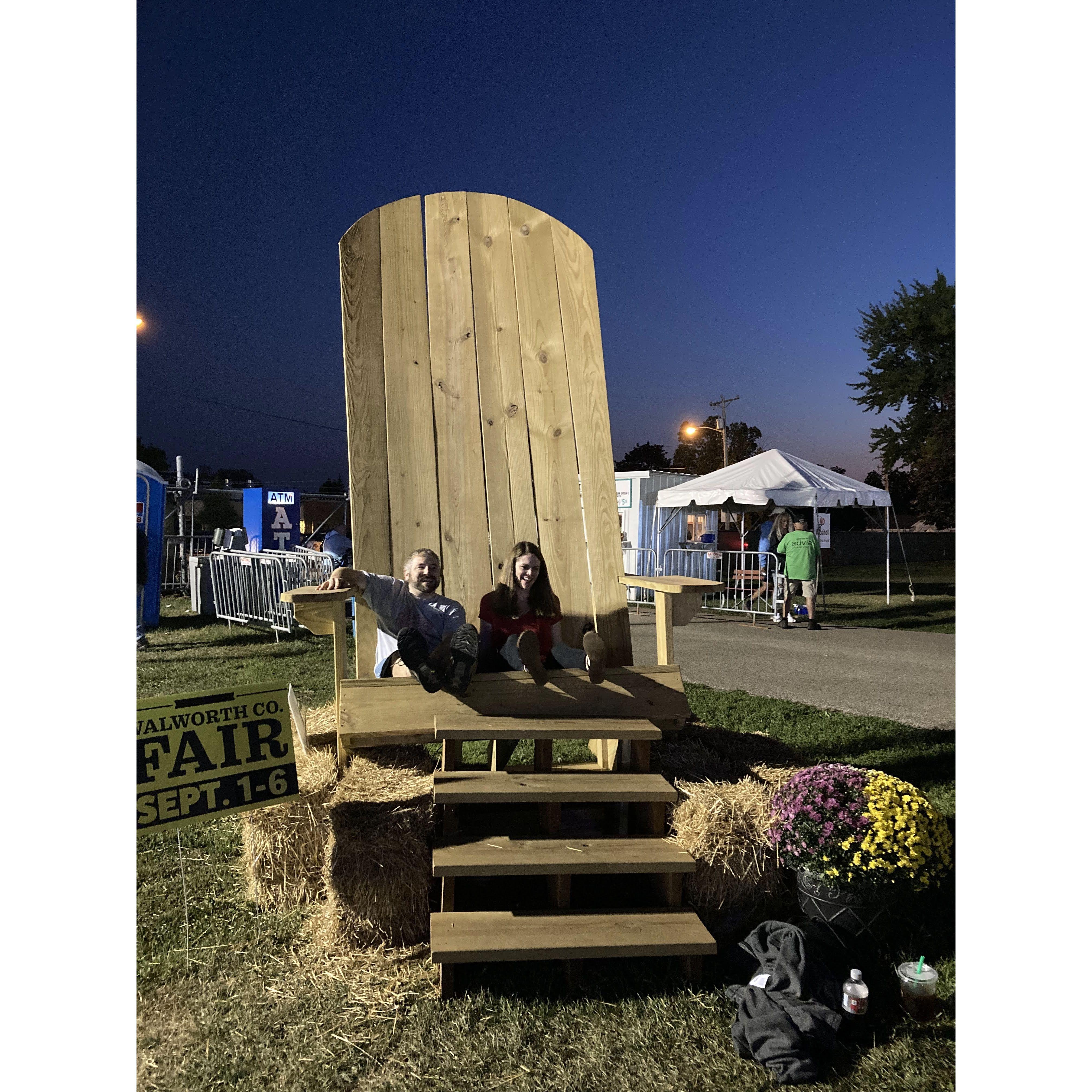 Natasha's first Walworth County Fair experience