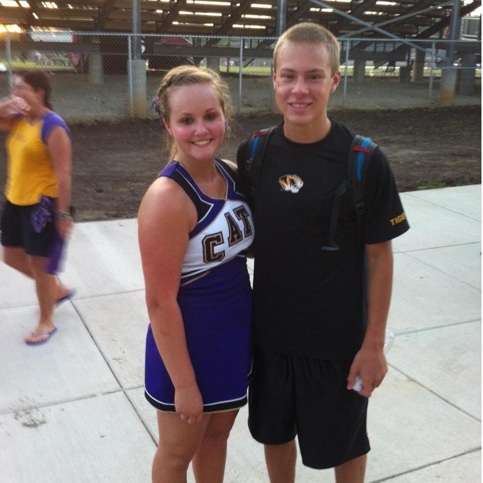 September 2012; Our very first picture together!