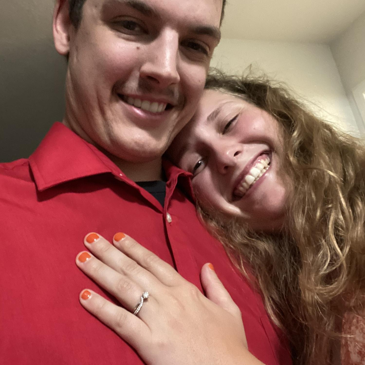 The night Nick proposed to Savannah.
