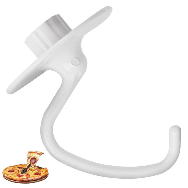 K45DH Coated Dough Hook for Kitchenaid Mixer, Accessories and Attachments for K45 K45SS KSM90 KSM150 Fits Kitchen Aid Tilt-Head Stand Mixer Bowls For 4.5-5 Quart Bowls