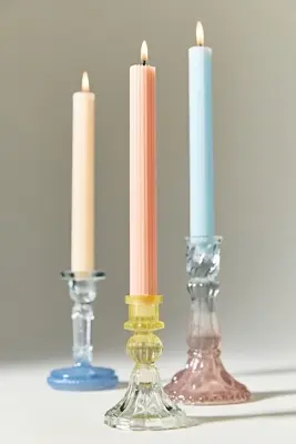 Ombre Glass Candle Holder