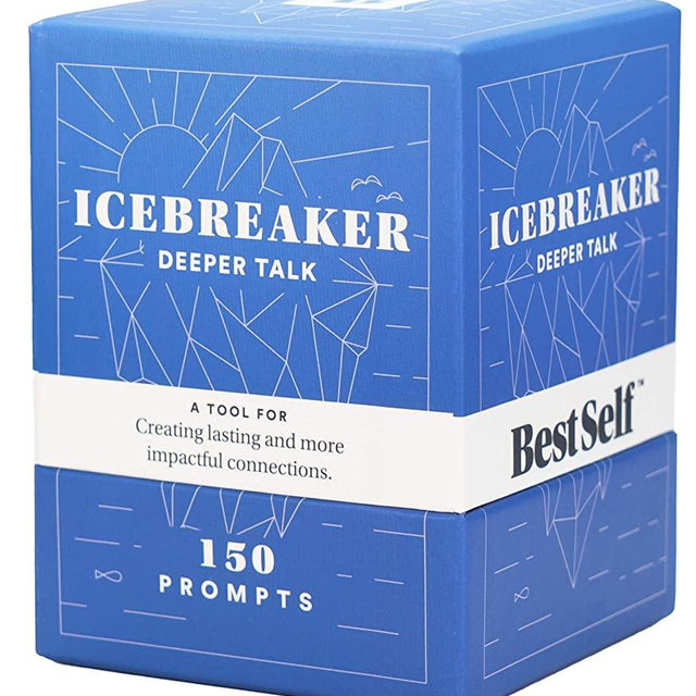 BestSelf Co. Conversation Starter Icebreaker Deck Powerful Tool to Establish and Strengthen Relationships by Cultivating Open, Engaging, Deeper and Meaningful Interactions ― 150 Prompts