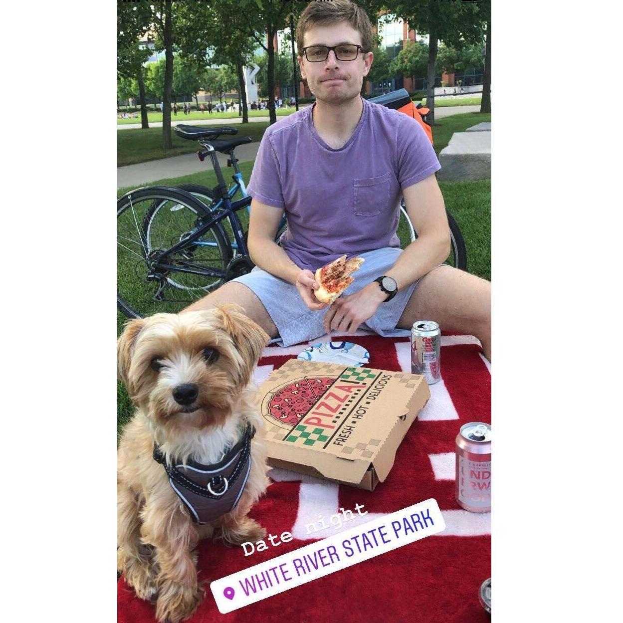 Date night COVID style! Summer 2020.