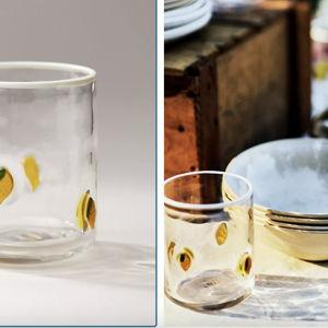 Icon Juice Glass (Lemons, Bee, Strawberry, Evil Eye)