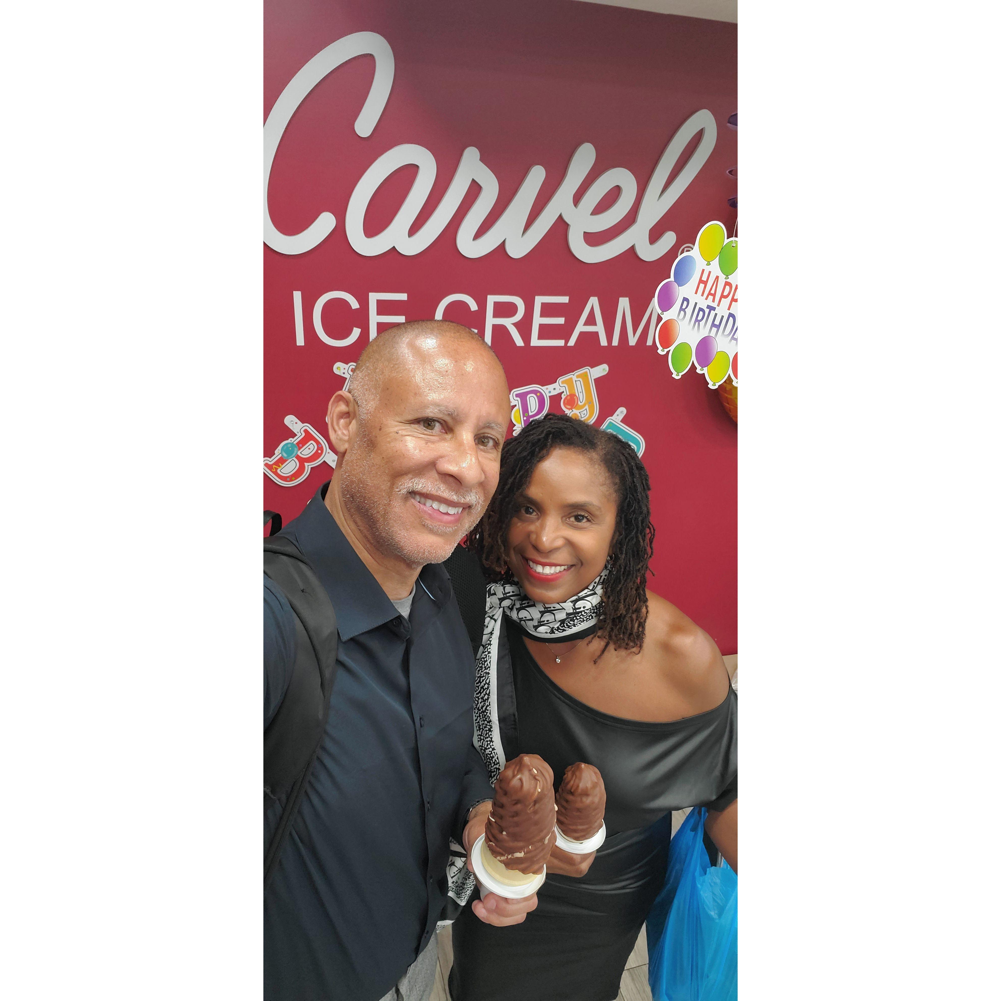 Kyle's favorite, Carvel, in Times Square, New York City