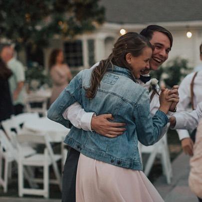 I danced for many, many years. But Chris is by far the best dance partner.