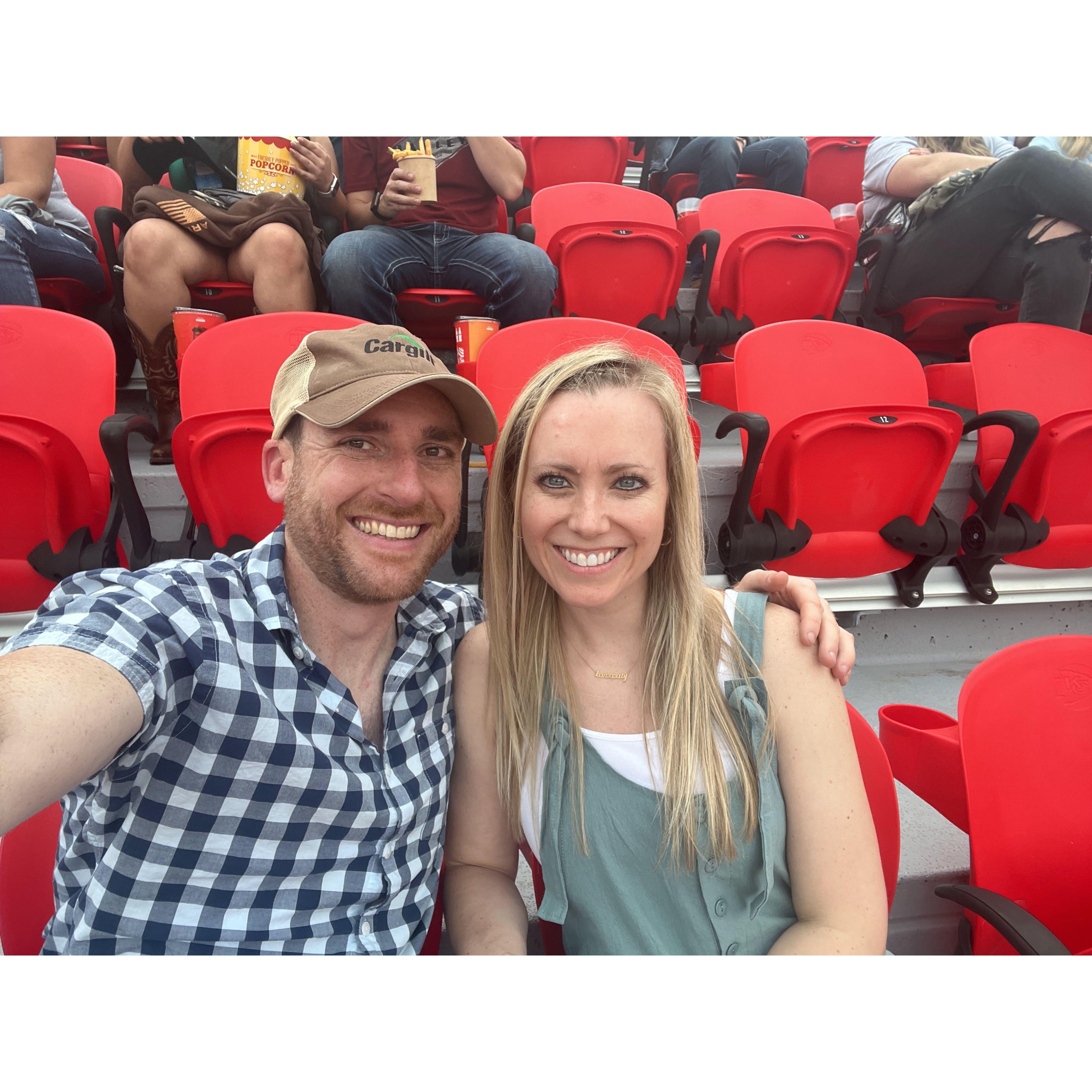 Luke Combs at Arrowhead