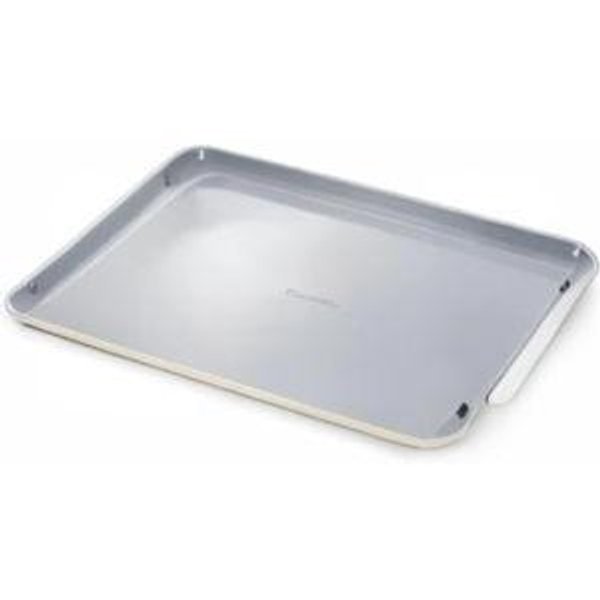Caraway Non-Stick Ceramic Baking Sheet - Naturally Slick Ceramic Coating - Non-Toxic, PTFE & PFOA Free - Perfect for Baking, Roasting, and More - Large (18" x 13") - Cream