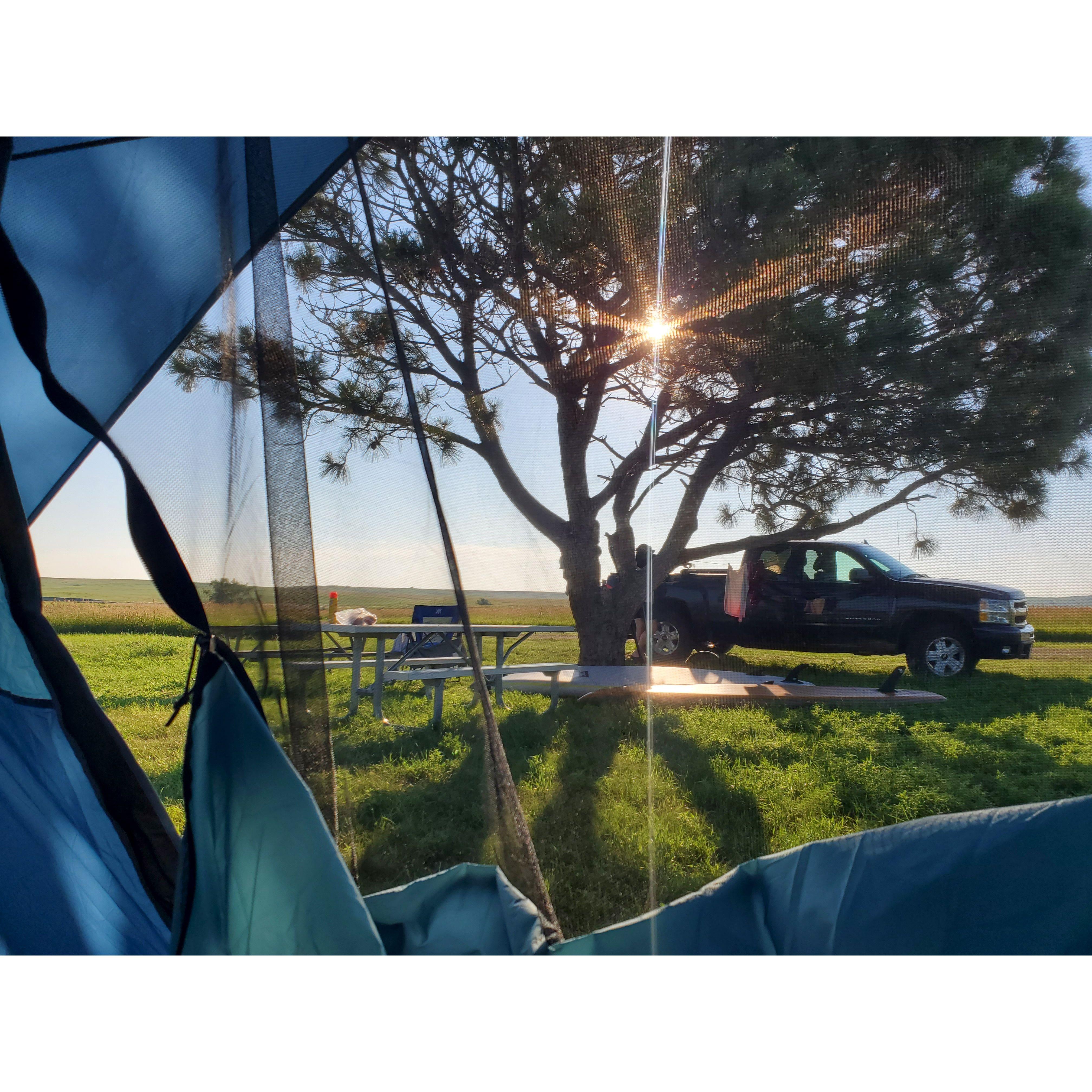 July 2023: Camping trip in South Dakota