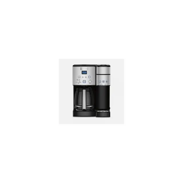 Cuisinart Coffee Center 12 Cup Coffeemaker and Single-Serve Brewer Stainless Steel