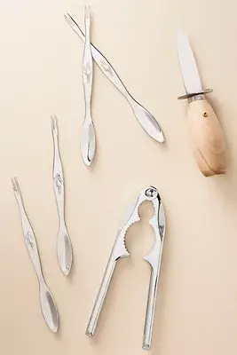 Printworks The Essentials Seafood Tool Kit, Set of 4
