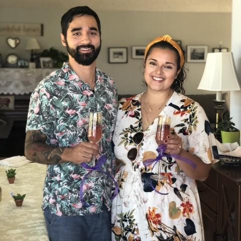 Celebratory engagement brunch