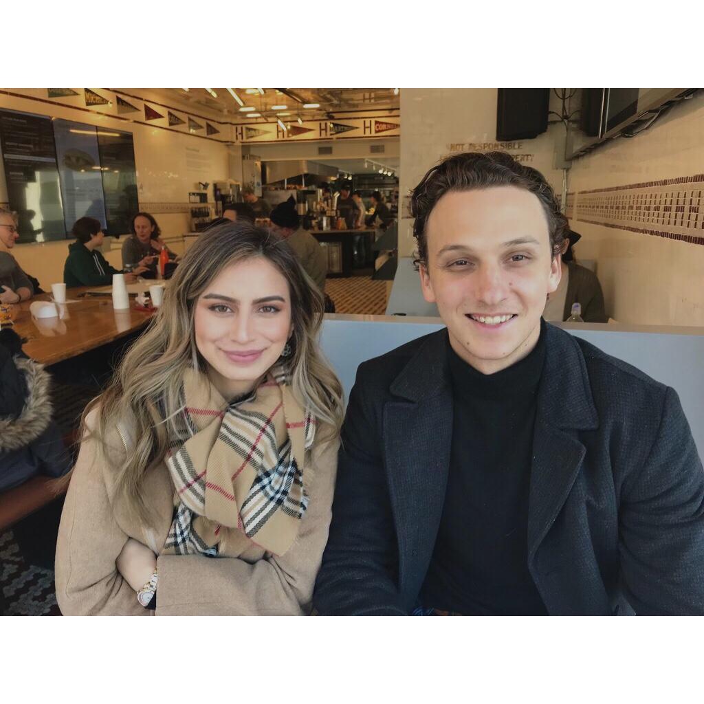 This picture was taken at a coffee shop in Boston ☕️