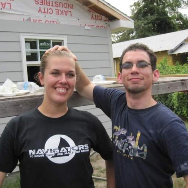 Our first picture together, November 2010
Habitat for Humanity