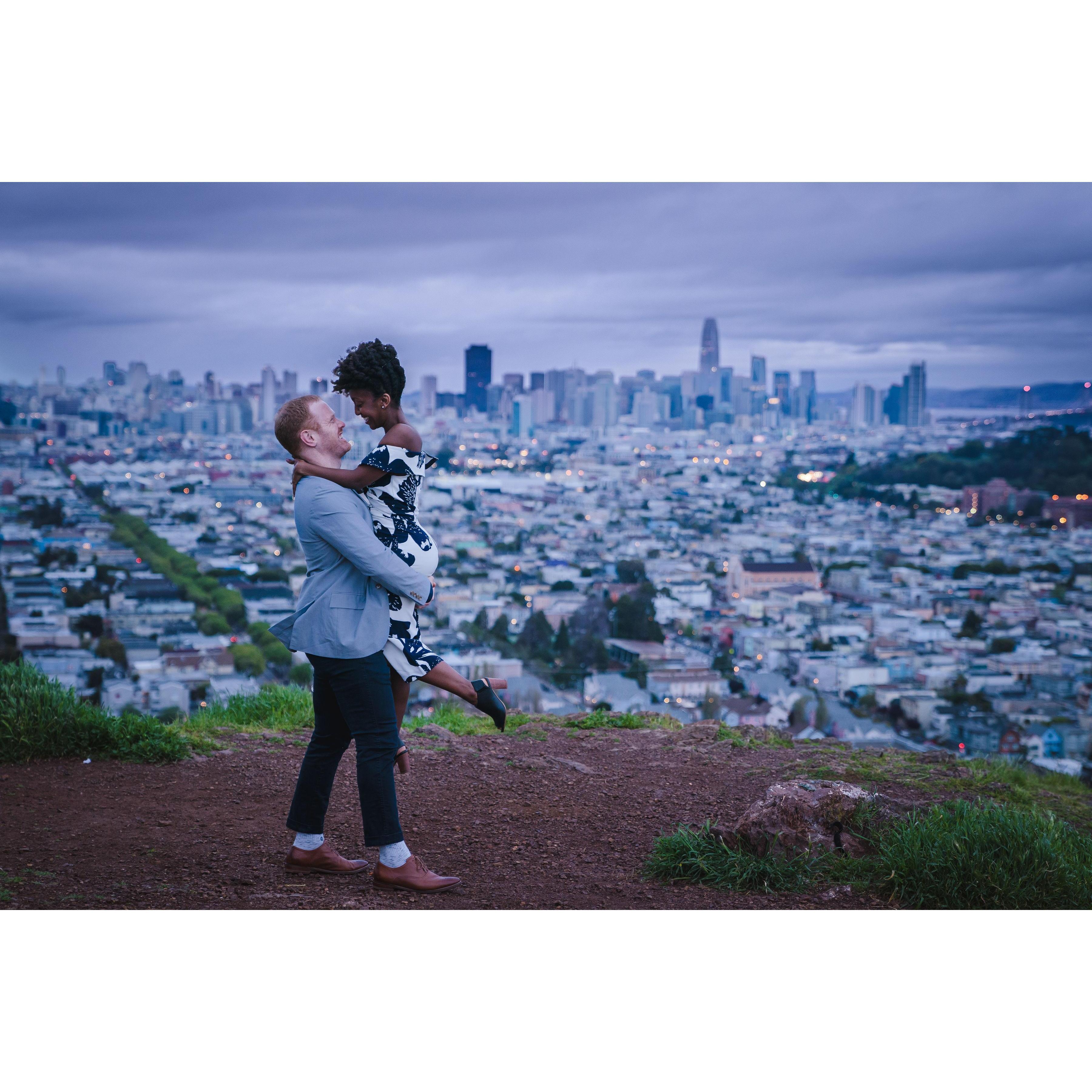 Top of Bernal Hill - San Francisco, CA - April 2019