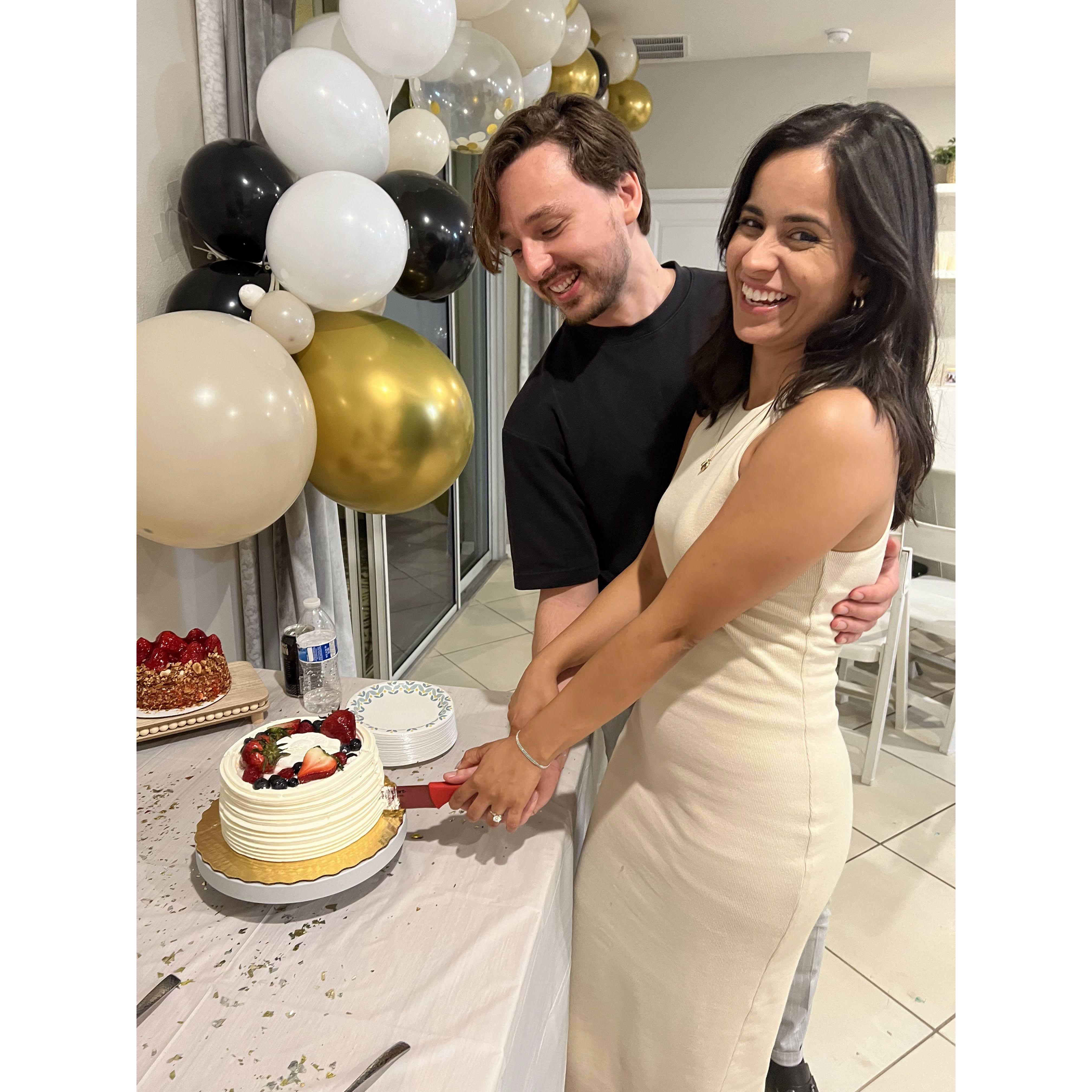 An engagement party following the proposal: A sweet and special moment shared with friends and family