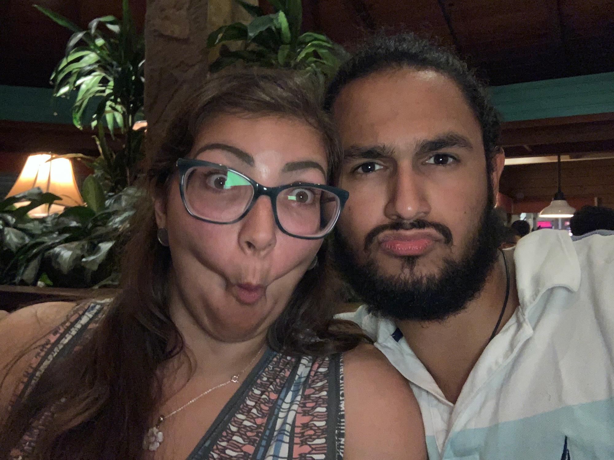 Engagement celebration shenanigans at Bahama Breeze!