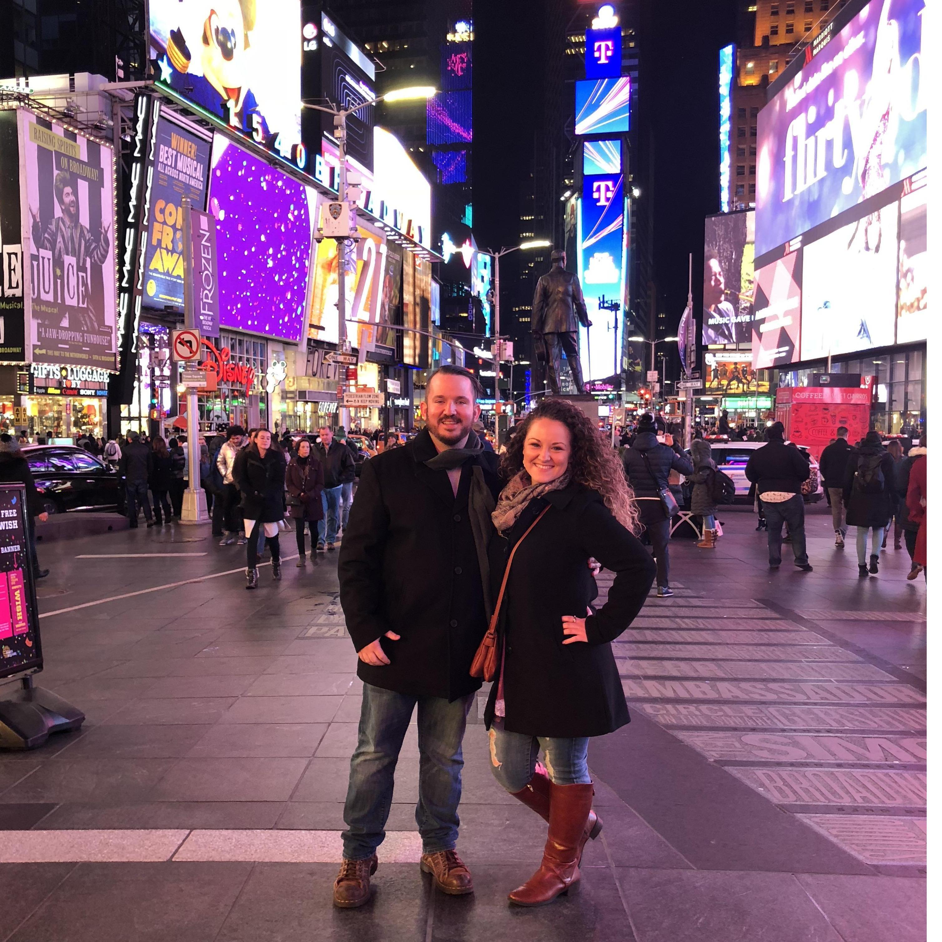 Trip to the big APPLE, Time Square!
