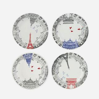 Ca c'est Paris ! Dessert Plates Assorted