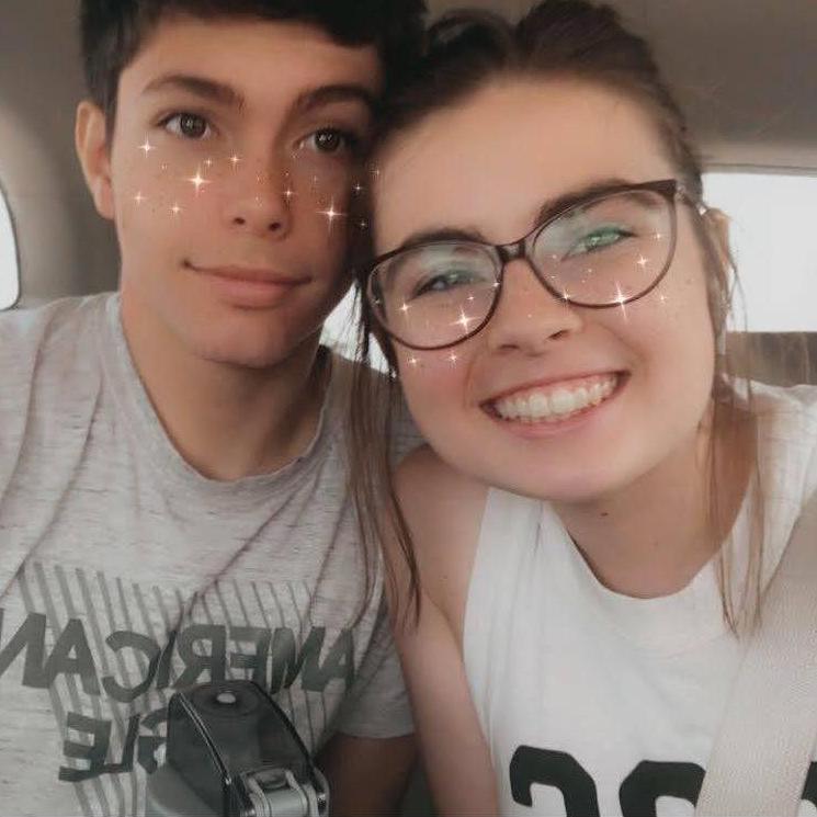 Summer 2020! The couple took a quick day trip with the groom's family to world's of fun!
