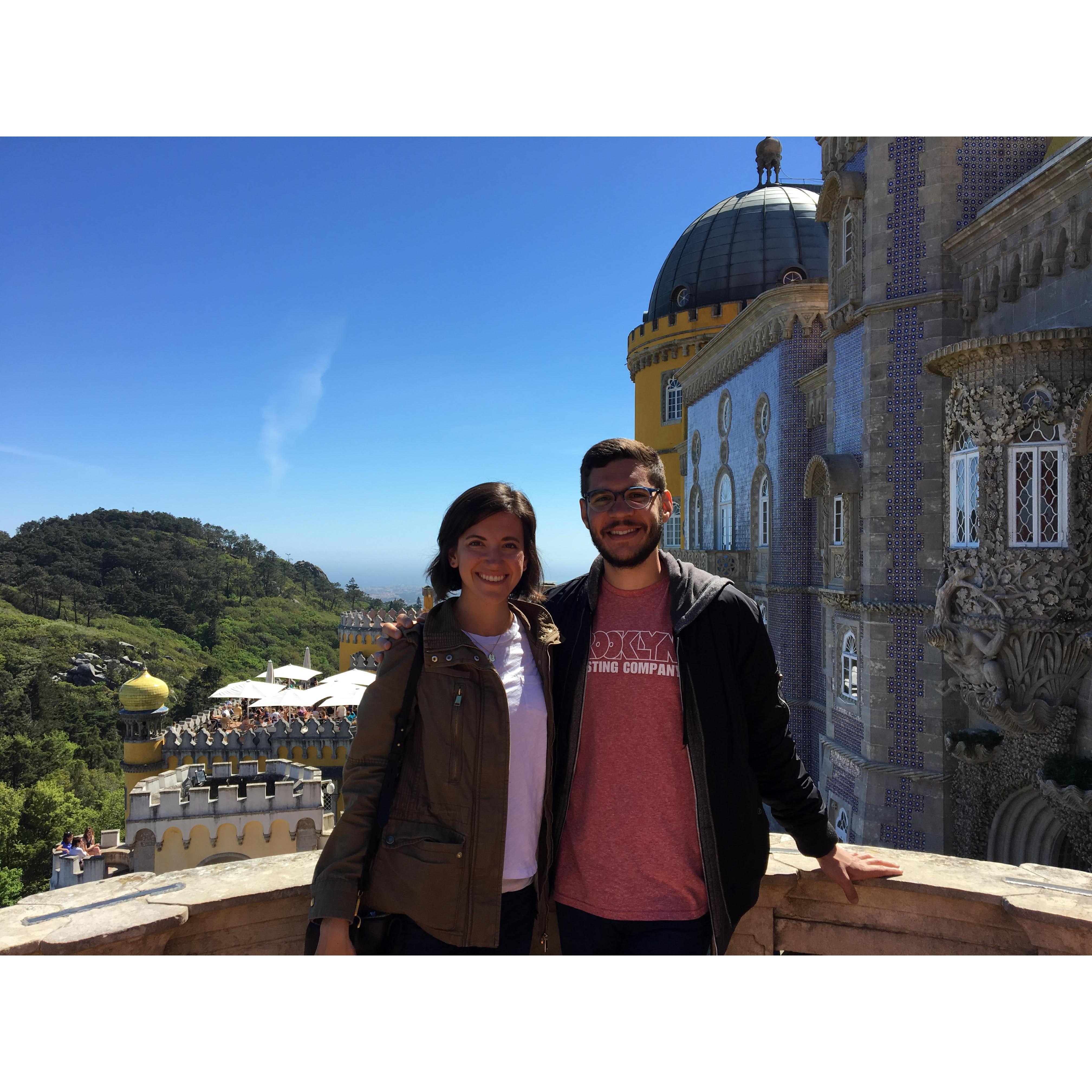 We love to travel.  This was taken in Sintra, Portugal which is one of the most beautiful places we've ever seen.