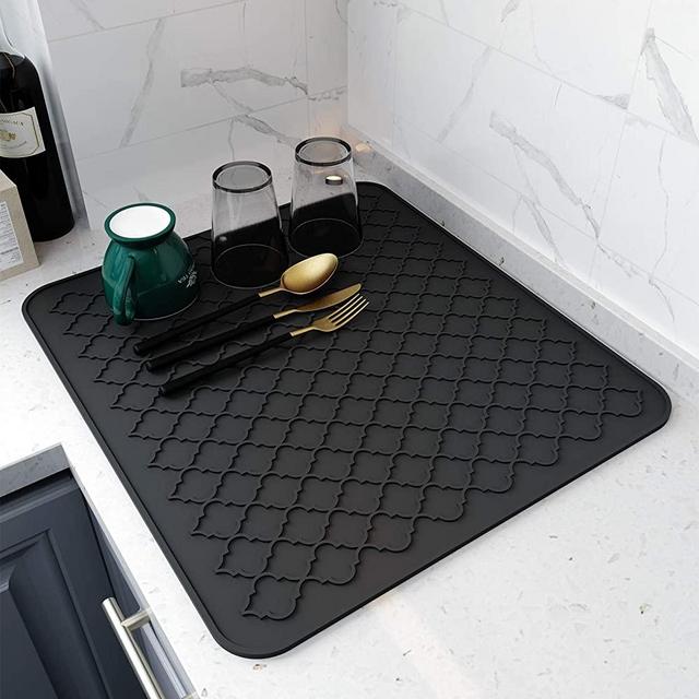 Dish Drying Mats for Kitchen Counter,Eco friendly,Heat Resistant Mat 16" x 18"