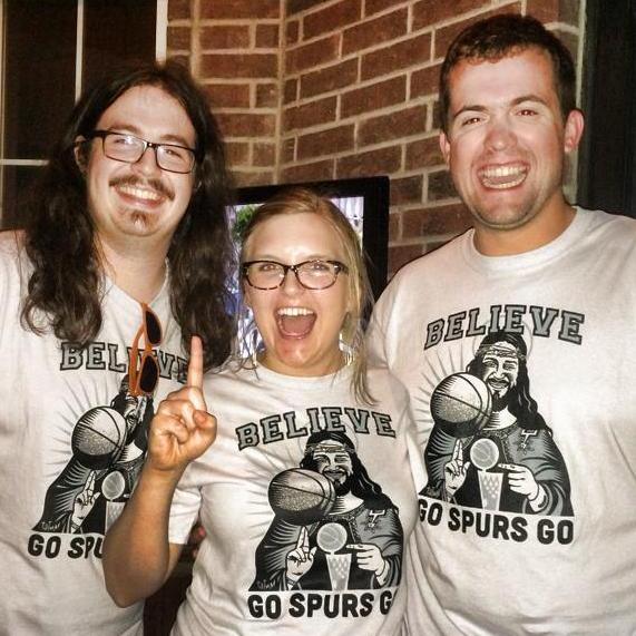CELEBRATING THE SPURS WIN WITH MICHAEL! June 2014