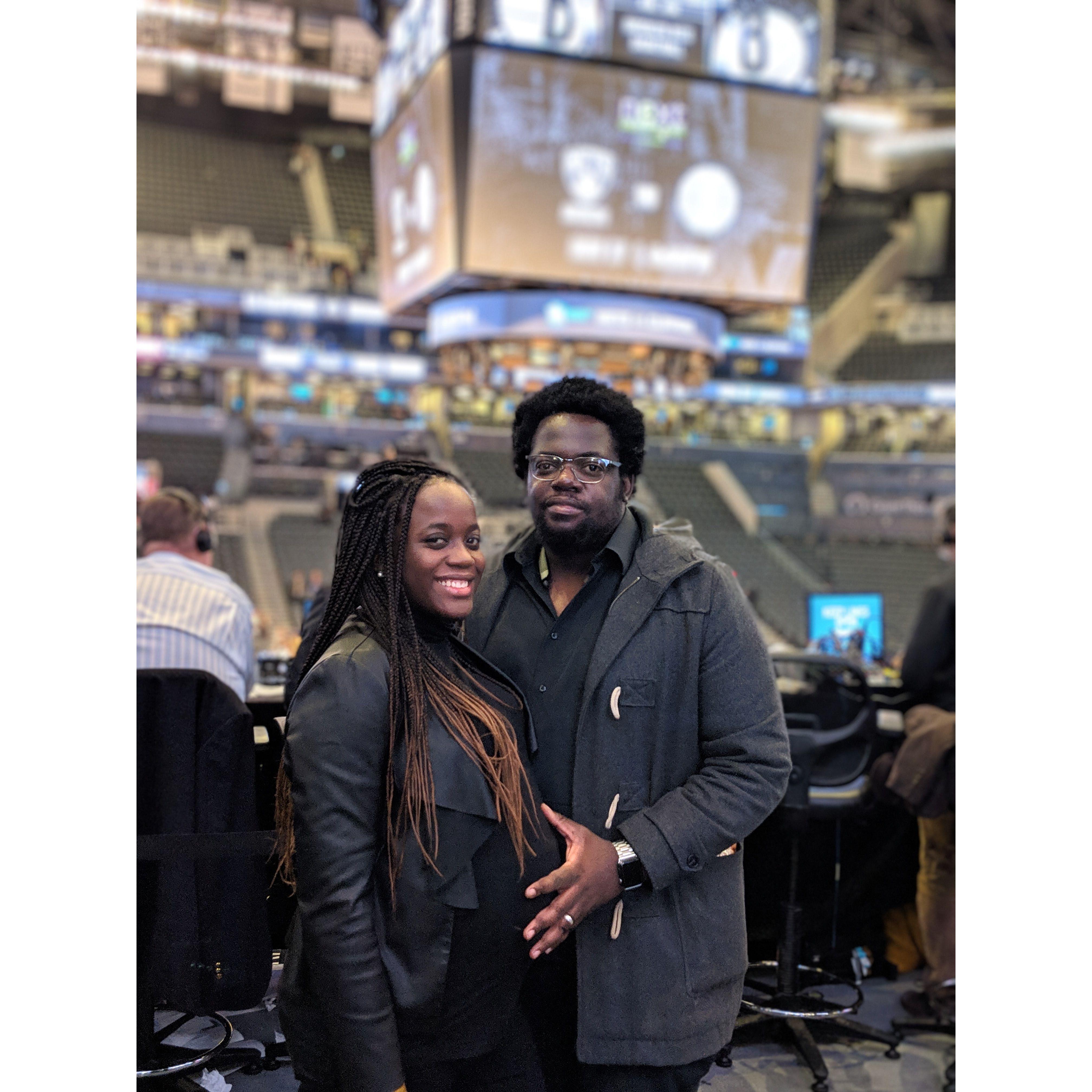 Tadi's first basketball game