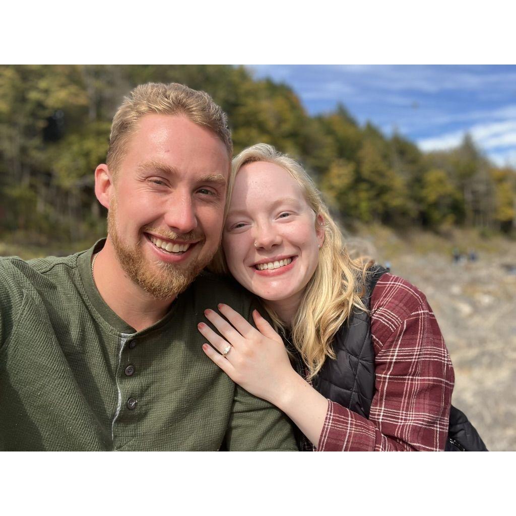 Moments after she said yes! September 28, 2024