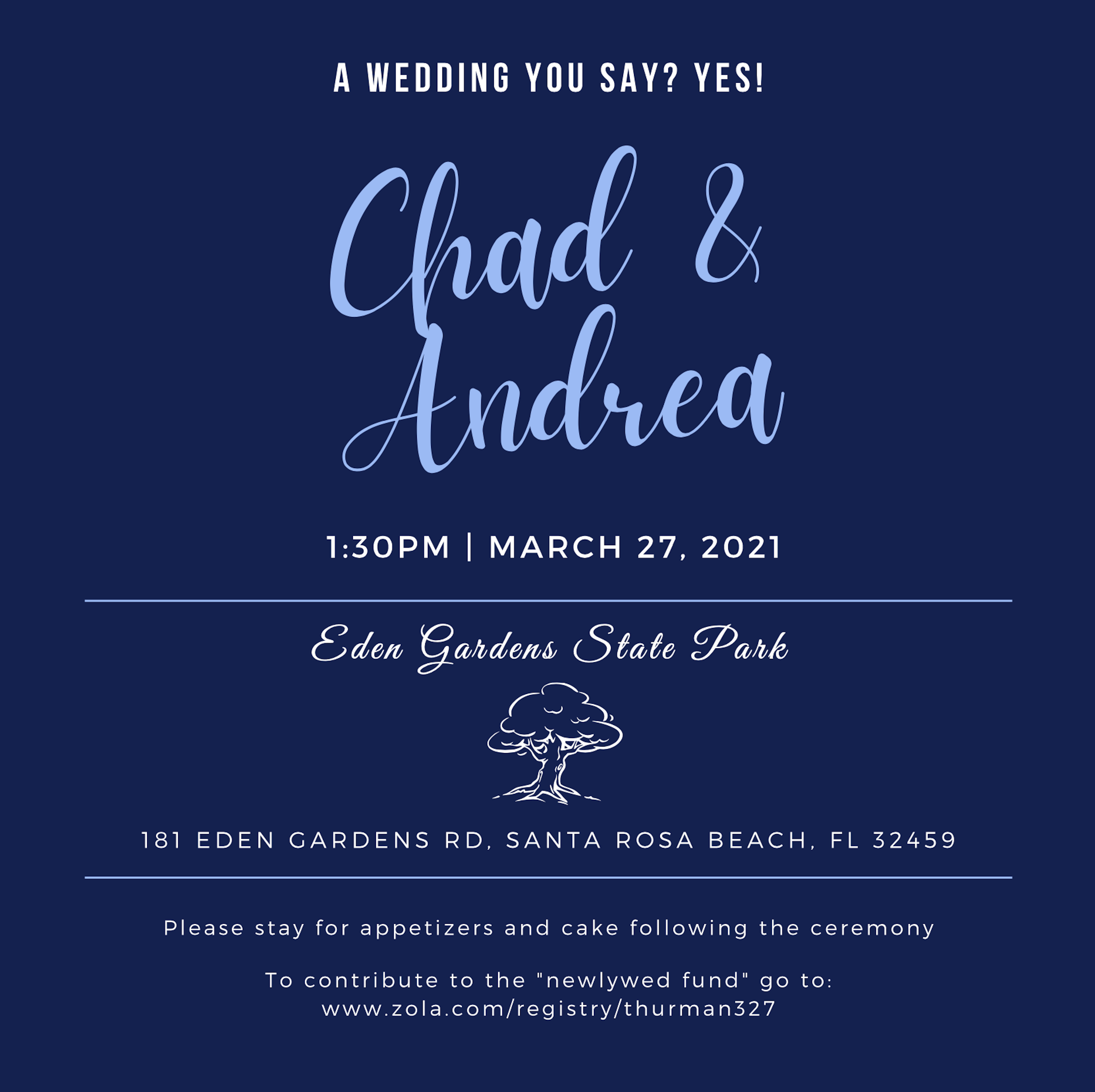 The Wedding Website of Andrea Kinsey and Chad Thurman