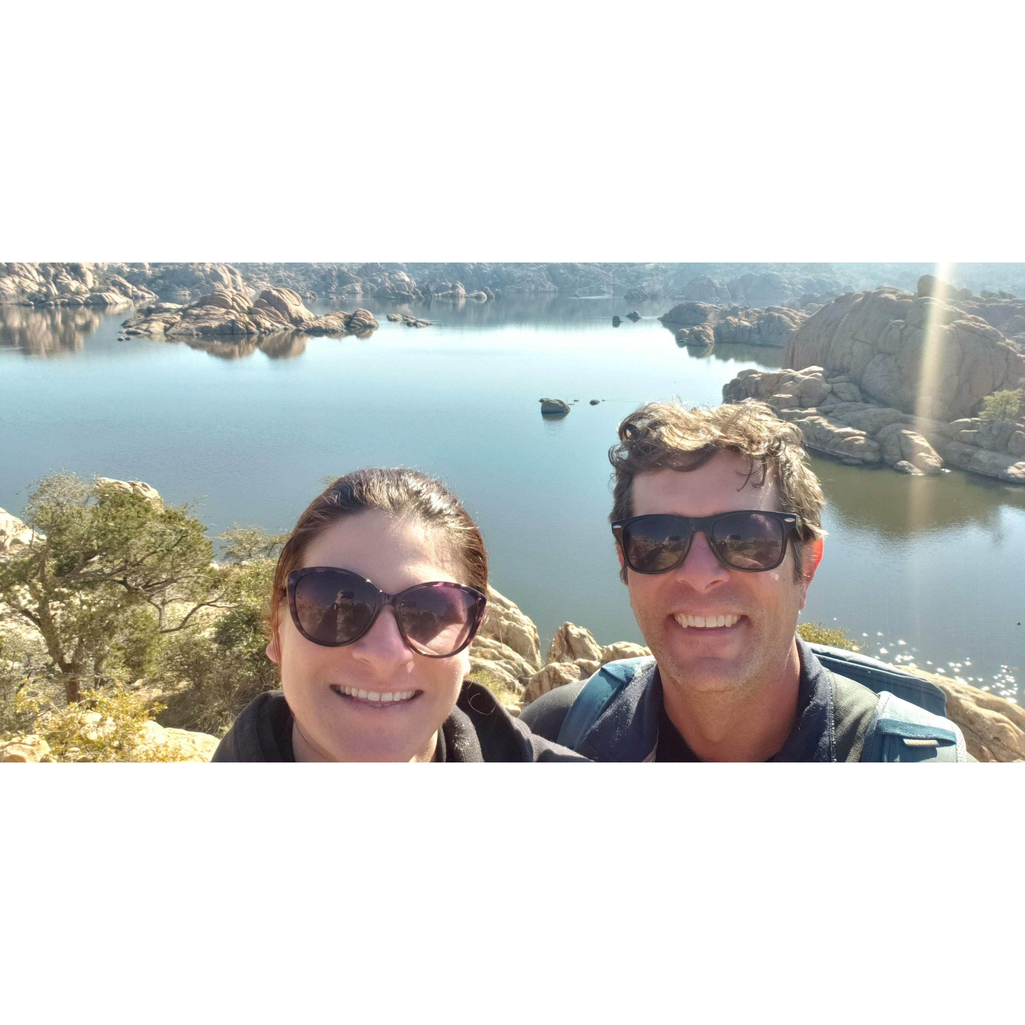 Our first hike in our new home of Prescott, AZ.