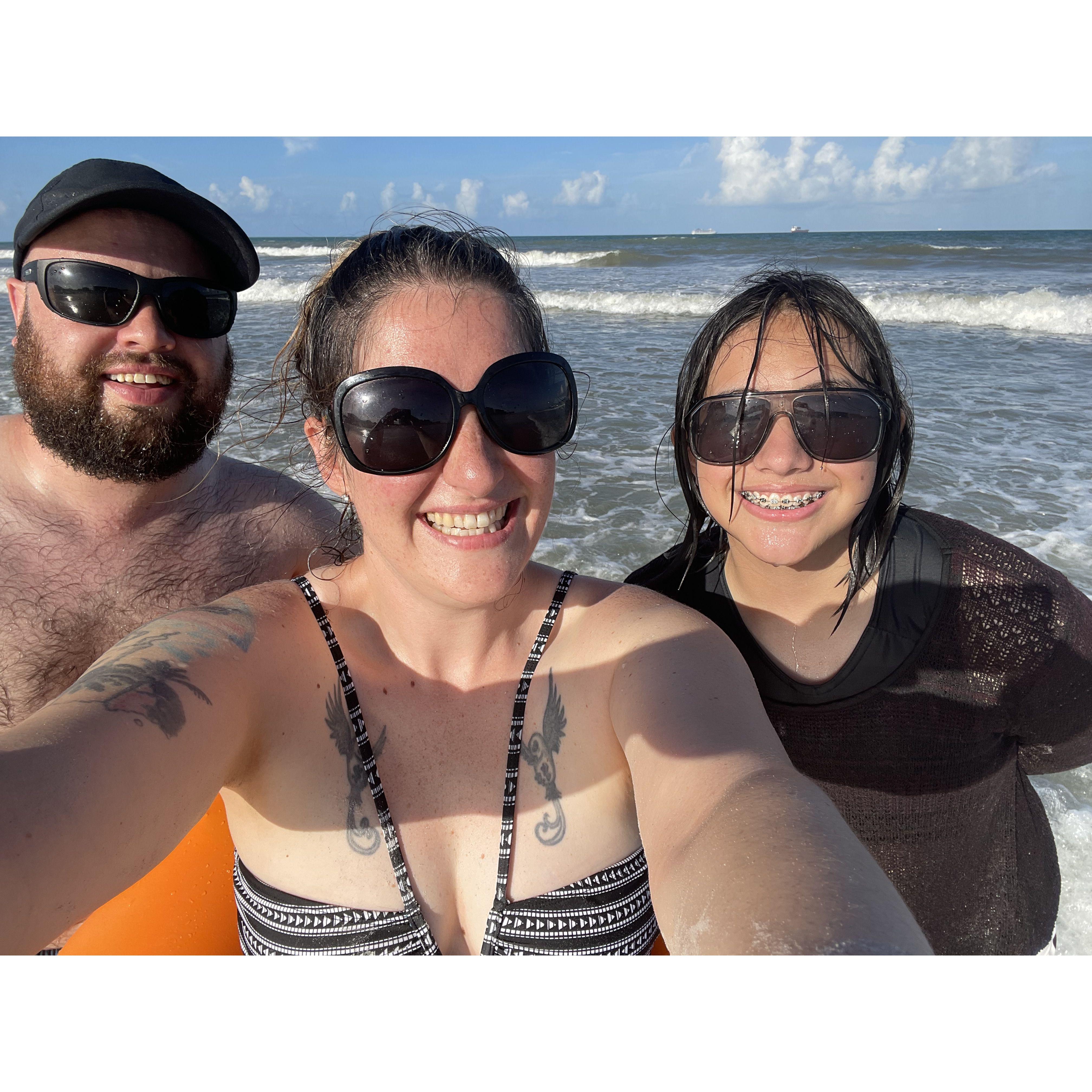 One of my favorite family portraits of us at Coco Beach Florida.