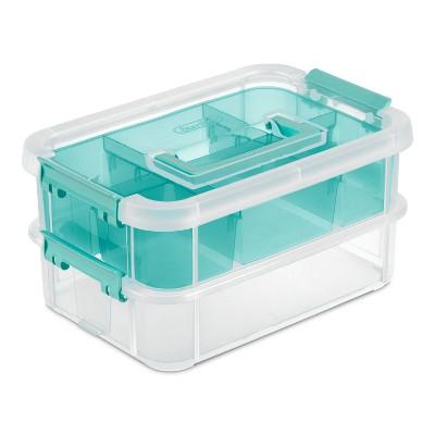 Sterilite Stack & Carry 2 Tray Organizer